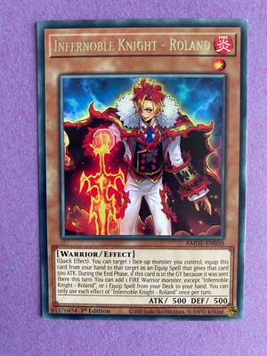 Infernoble Knight - Roland Yu-Gi-Oh! Card like new