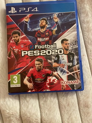 Pes 2020 for PlayStation 4, slightly used