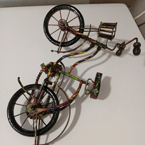 Decorative iron bicycle new with colorful design