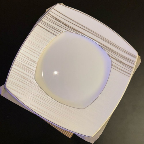 Dessert set like new with platter and six small plates