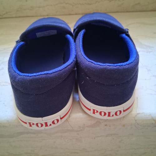 Polo Ralph Lauren Kids Slip On Shoes Like New, Blue, Size 29