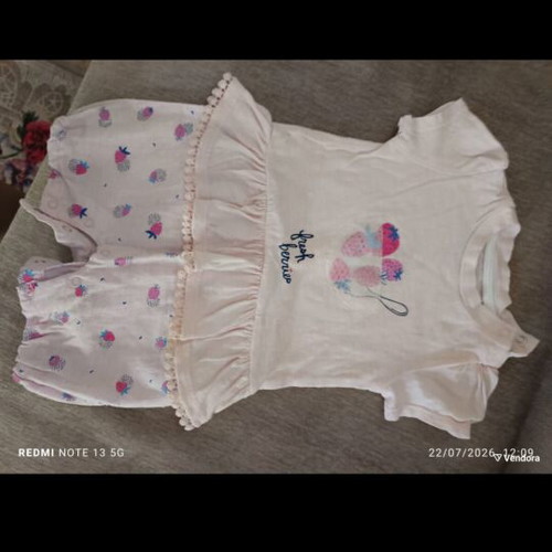 Clothing set for baby girl from 6 months