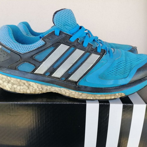 Adidas Supernova Glide 6 used running shoes size 44 2/3 blue