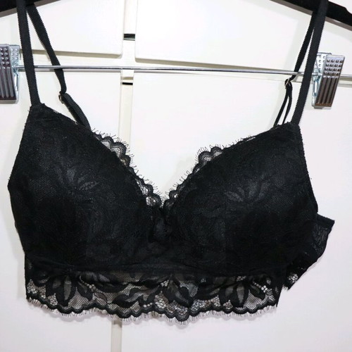 Oysho Black Lace Bra like new