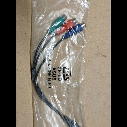 Asus S-VIDEO to 3 RCA RGB Component TV Adapter Cable New