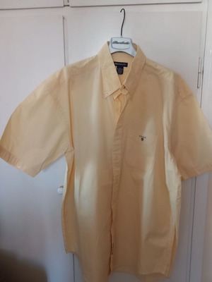 Gant cotton shirt new, size XL, yellow