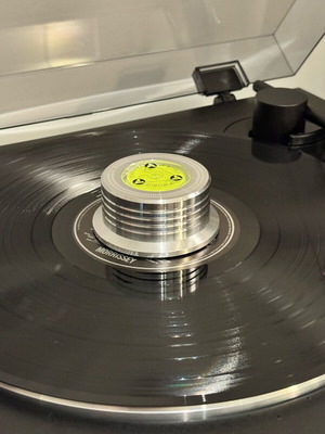 Record Weight με Αλφάδι για Πικάπ σαν καινούργιο, νίκελ 264gr