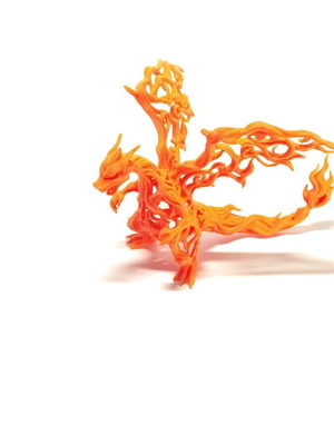 Charizard collectible figure new, detailed 3D printed Pokémon decoration