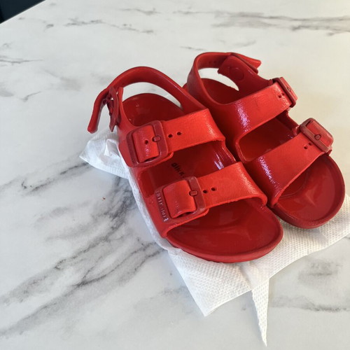Birkenstock red children's sandals size 26 used unisex