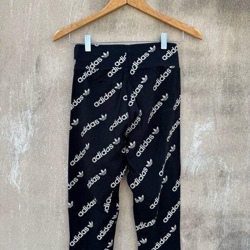 Adidas legging like new, size S-M, black and white