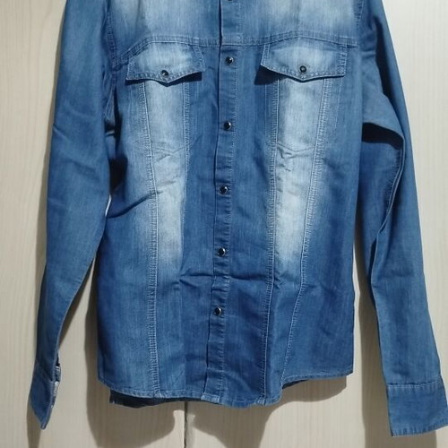 Brother-F denim shirt, blue, size L