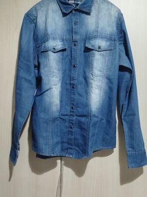 Brother-F denim shirt, blue, size L