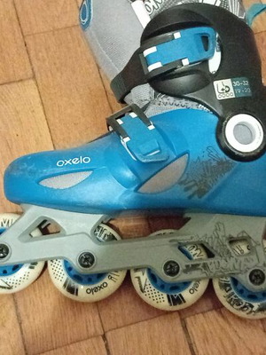 Roller skates size 30-32 like new with helmet and accessories