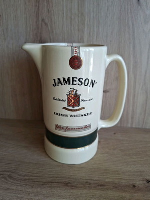 Jameson Irish Whiskey vintage κεραμική κανάτα σε κρεμ