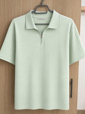 LC Waikiki Men’s Polo T-Shirt used, mint color, size L