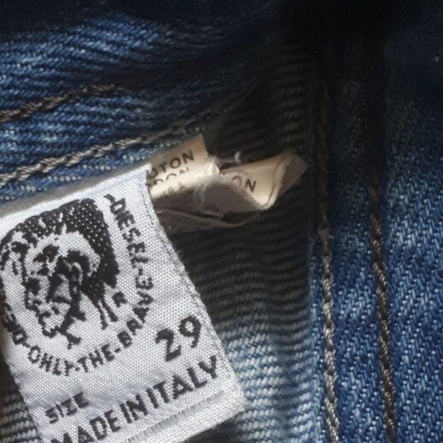 Diesel jeans used, size 29W, blue