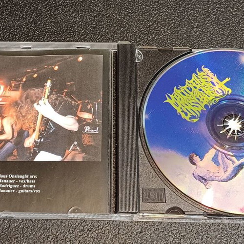 Malicious Onslaught Brutal Gore CD used, death/thrash metal