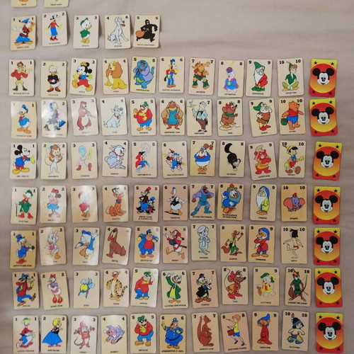 Mickey Mouse stickers used, pack of 95 from 1992