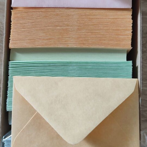 Mini billetakia new set of 5 with parchment envelopes