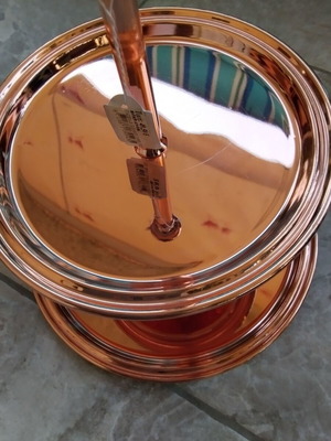 Elegance Copper Etazera like new, two shelves