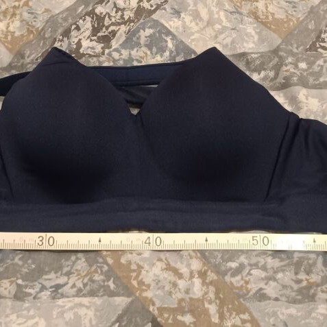 Blue bra like new with partial padding and adjustable straps