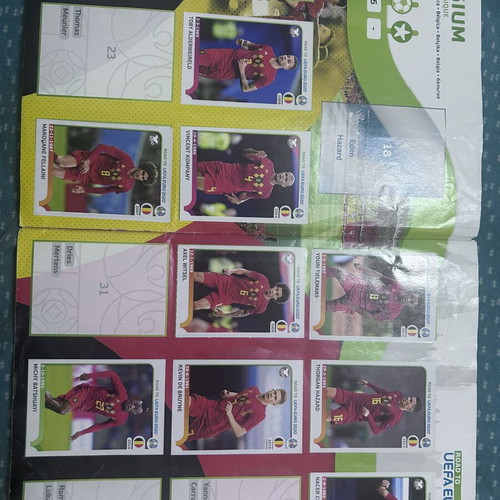 Panini Official Album Euro 2020 used with 317 of 476 stickers