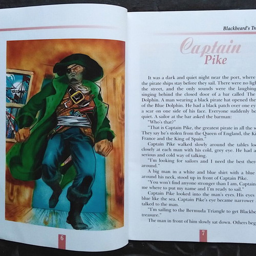 Blackbeard's Treasure by Jenny Dooley used English book
