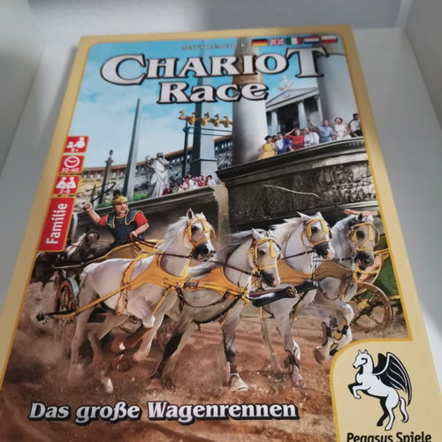Chariot Race board game new, language independent with English rules