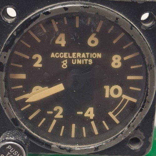 USAF Bendix B-6 G-Meter used aircraft accelerometer 1950s