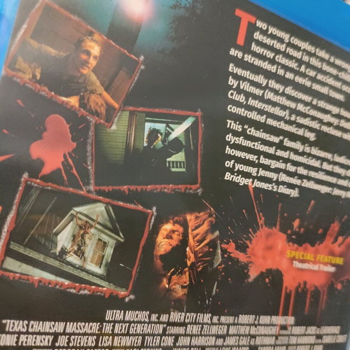 Texas Chainsaw Massacre 4 Blu-Ray like new, thriller, horror
