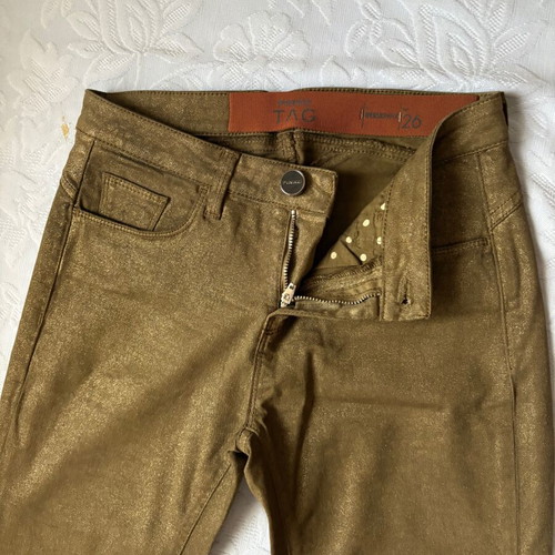 Pinko pants like new, size S 26, gold