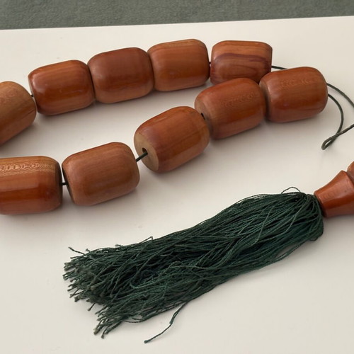 Large wooden worry beads like new