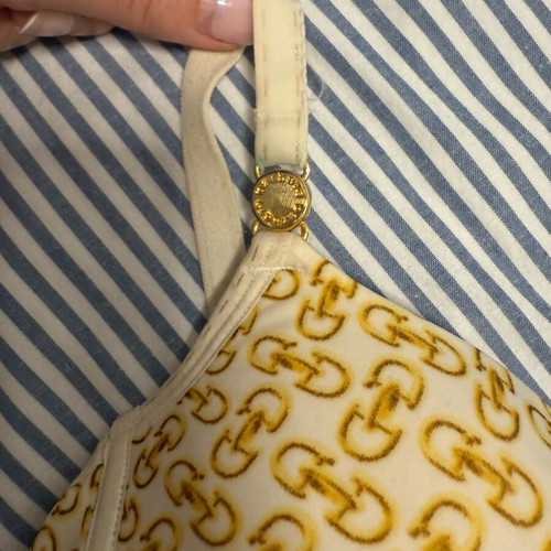 Luxury Barbara bra like new, beige and gold