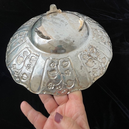 Silver-plated heirloom platter used in good condition