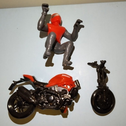 Kinder Ferrero Surprise Ducati Motorbike Maxi Sorpresa used