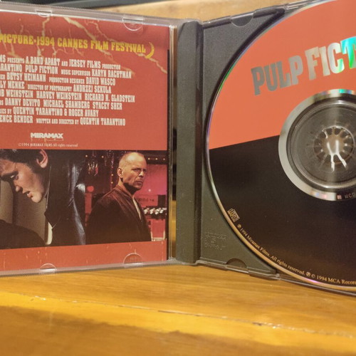 Pulp Fiction soundtrack CD like new, rock genre