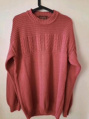 Casual Wear sweater used, cotton, size L, red