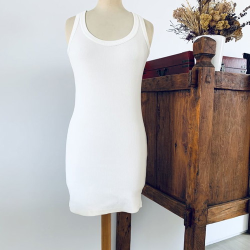 Stelios Koudounaris short white dress new, size S
