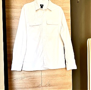 Λευκό πουκαμισο H&M χοντρό ύφασμα Small