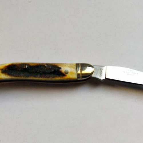 Rough Rider Small Toothpick Stag Knife New with Deer Antler Handle