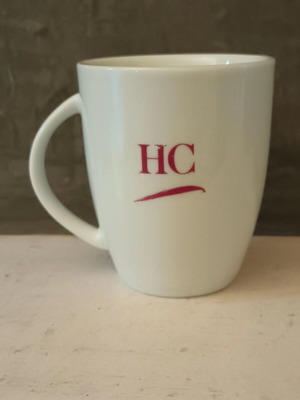 Hondos Center promotional mug white porcelain like new