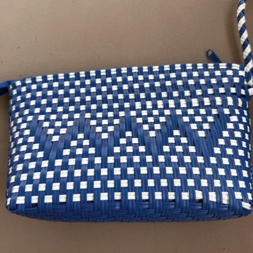 SugarFree handbag new, white and blue