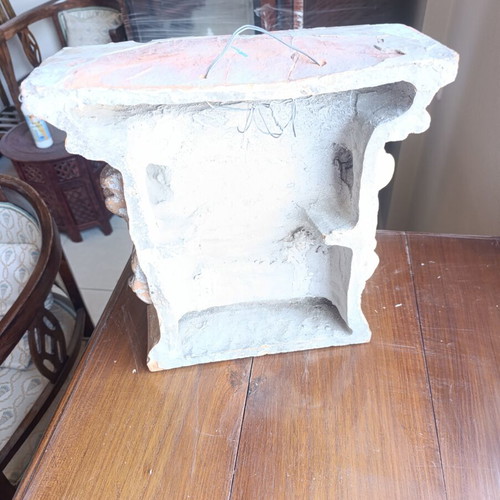 Antique Wall Console (Furousi) Terracotta, Neoclassical Style