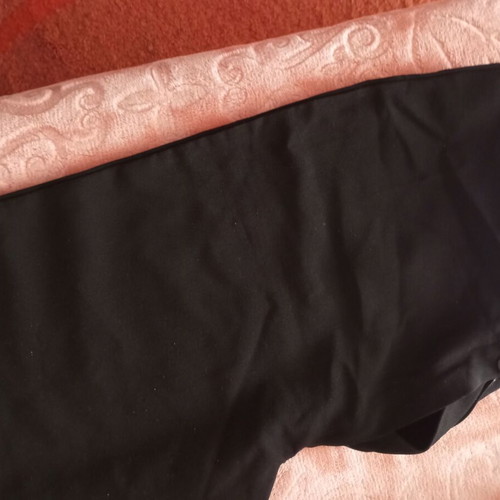 Women's pants used, 2 pieces, black, size 4XL