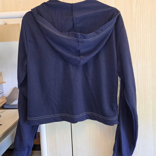 Sports jacket used, size S, blue, cotton, thin and soft
