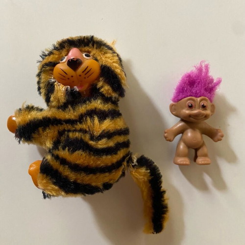 80s toys used, Efxoulis and lion with wear