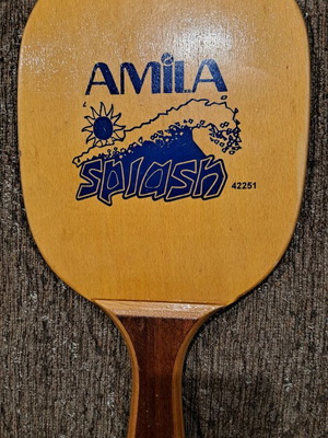 Amila Splash wooden racket used, 12 mm thickness