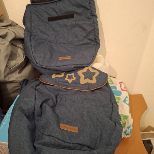 Chipolino footmuffs for double stroller like new