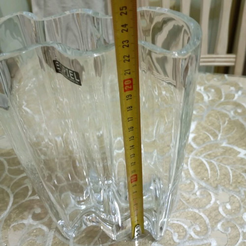 Crystal handmade vase Espiel Bohemia Crystal new