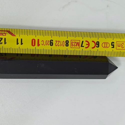 Obsidian Hexagonal Tower 7.5cm like new